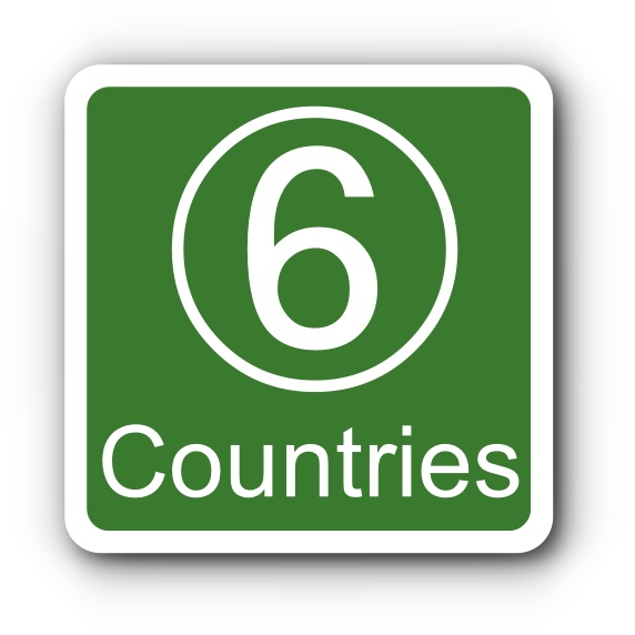 6 countries